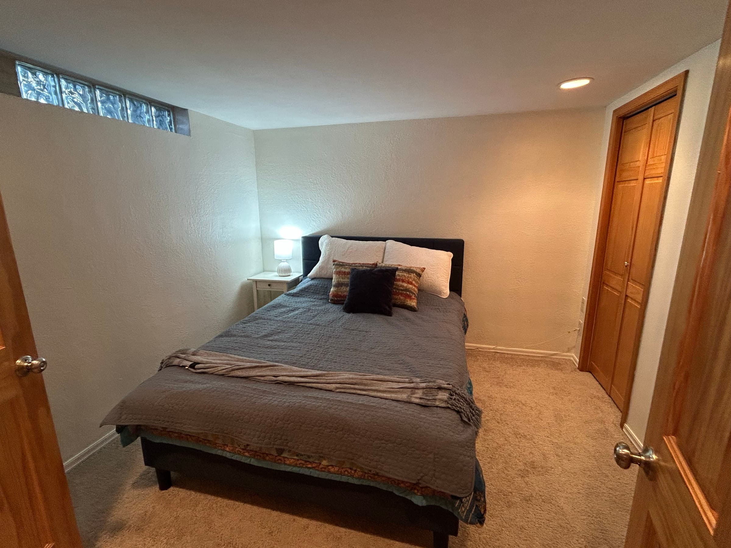 Basement bedroom