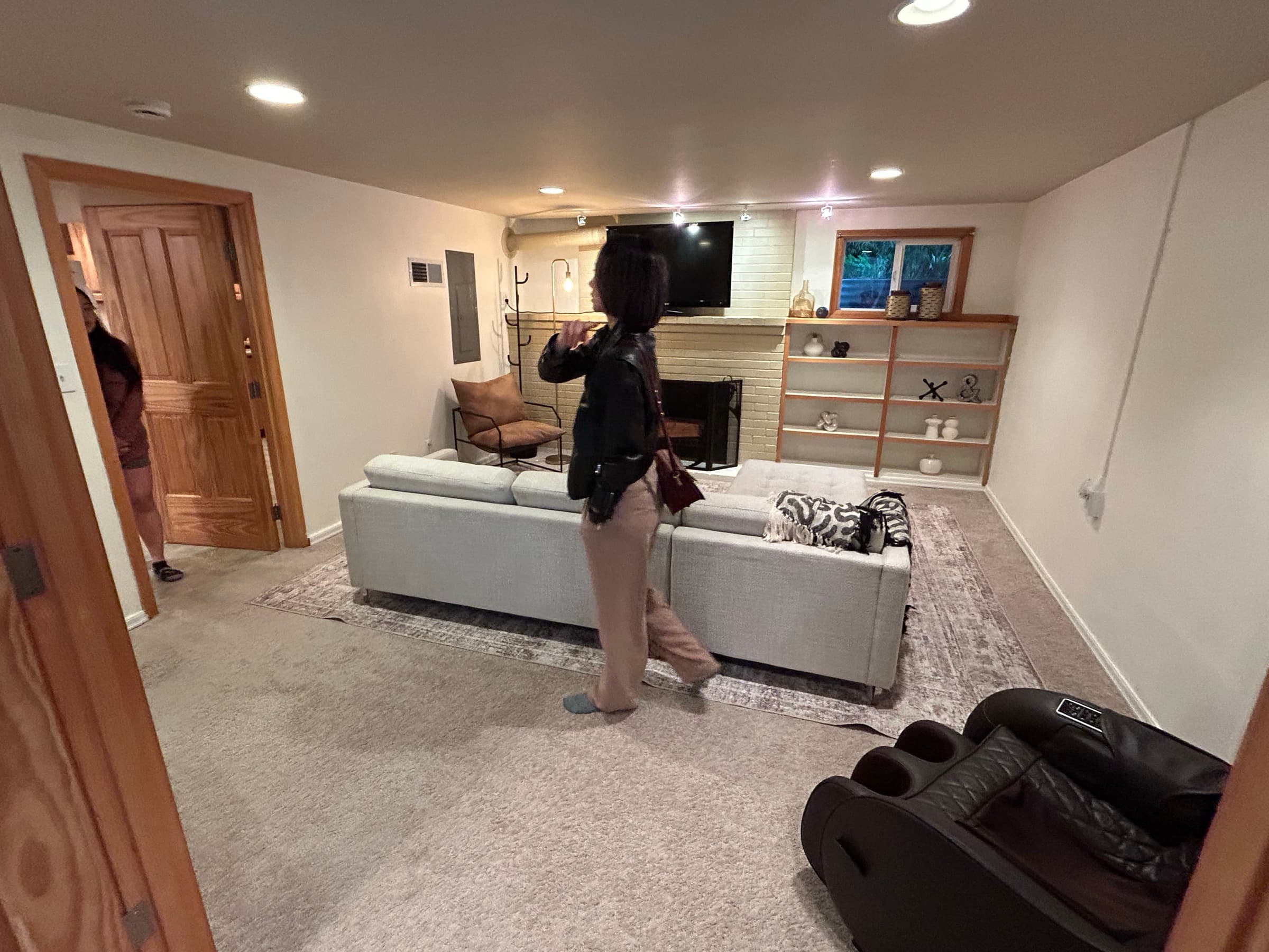 Basement living area